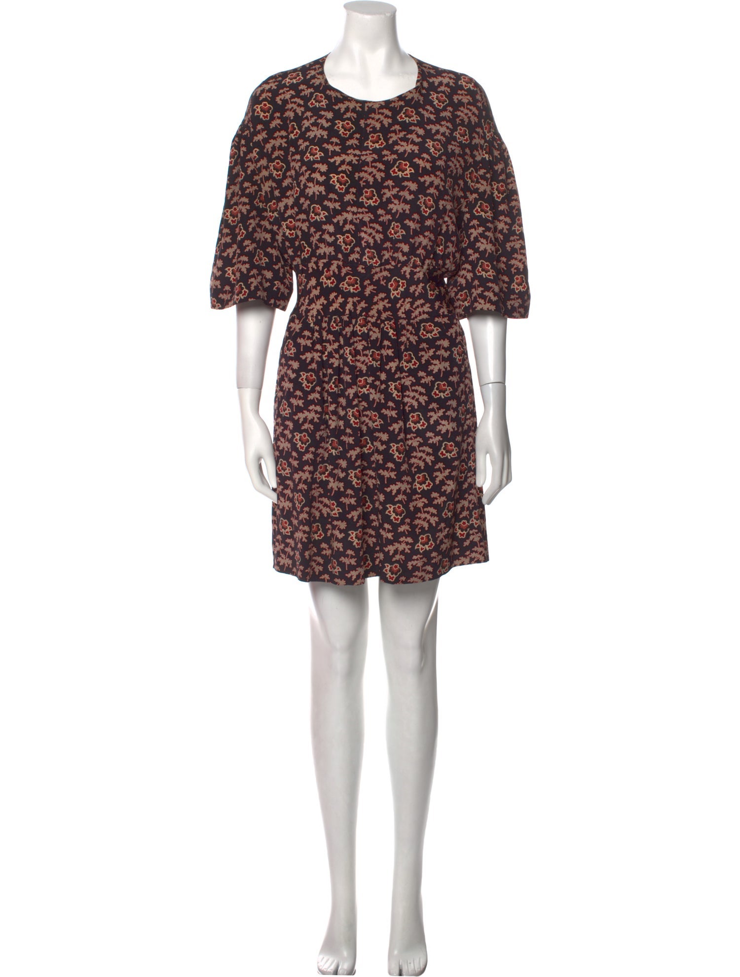 A Détacher Silk Mini Dress