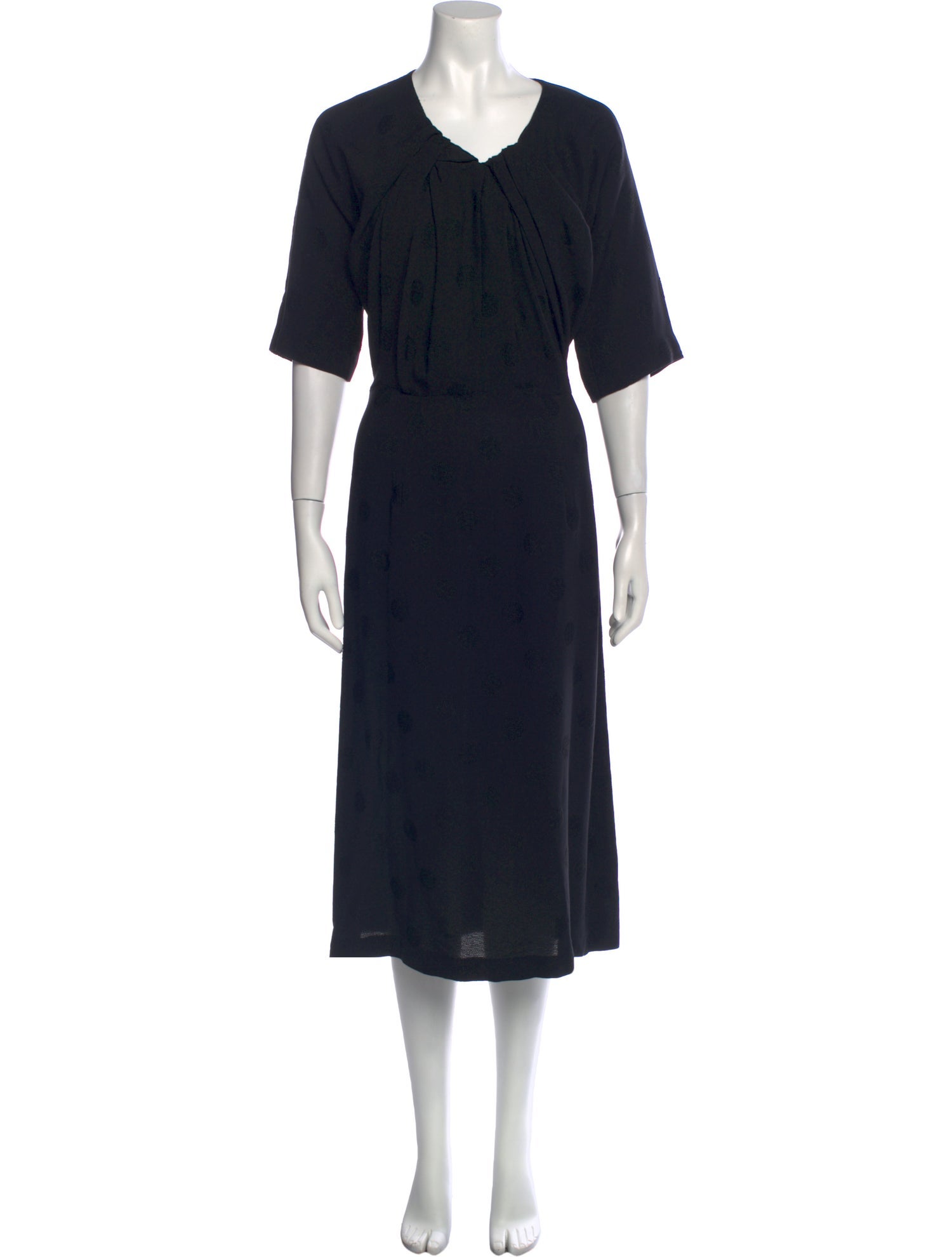 A Détacher V-Neck Long Dress