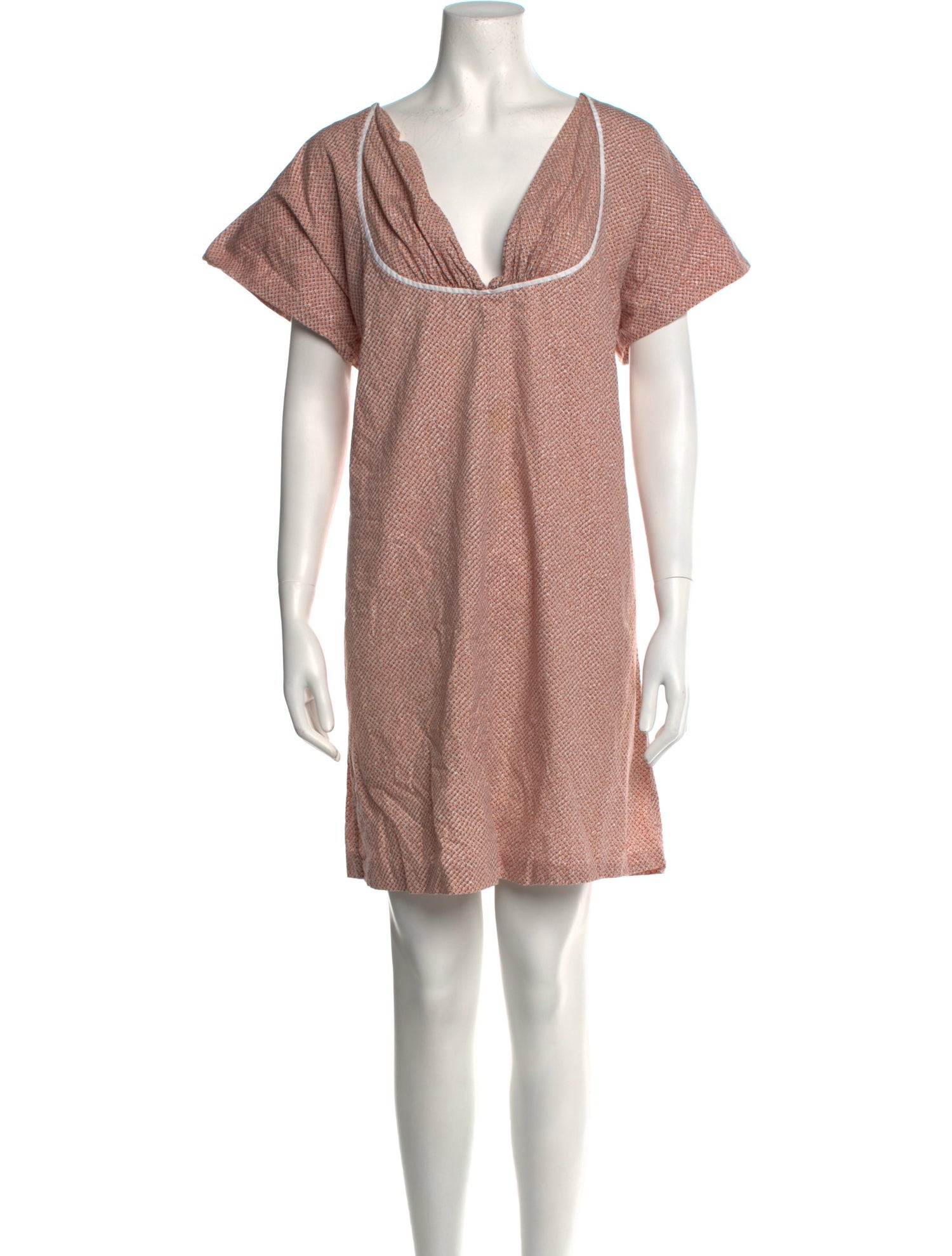 A Détacher V-Neck Mini Dress