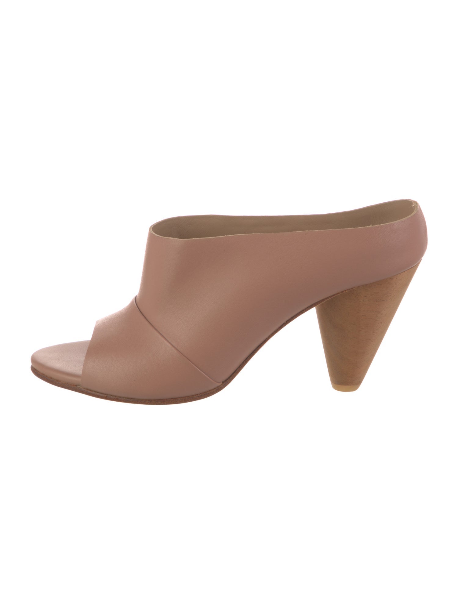 A Détacher Leather Mules