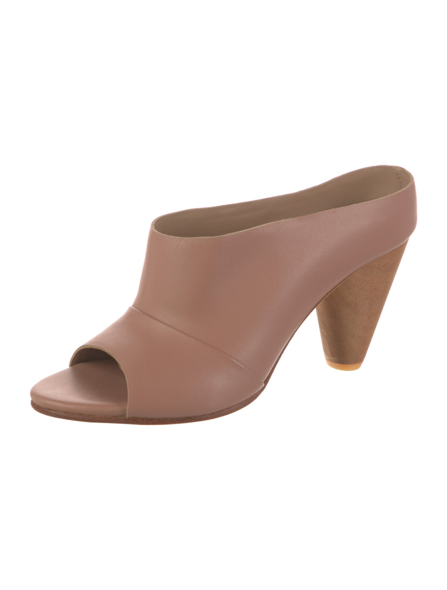 A Détacher Leather Mules