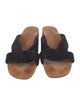 A Détacher Suede Slides