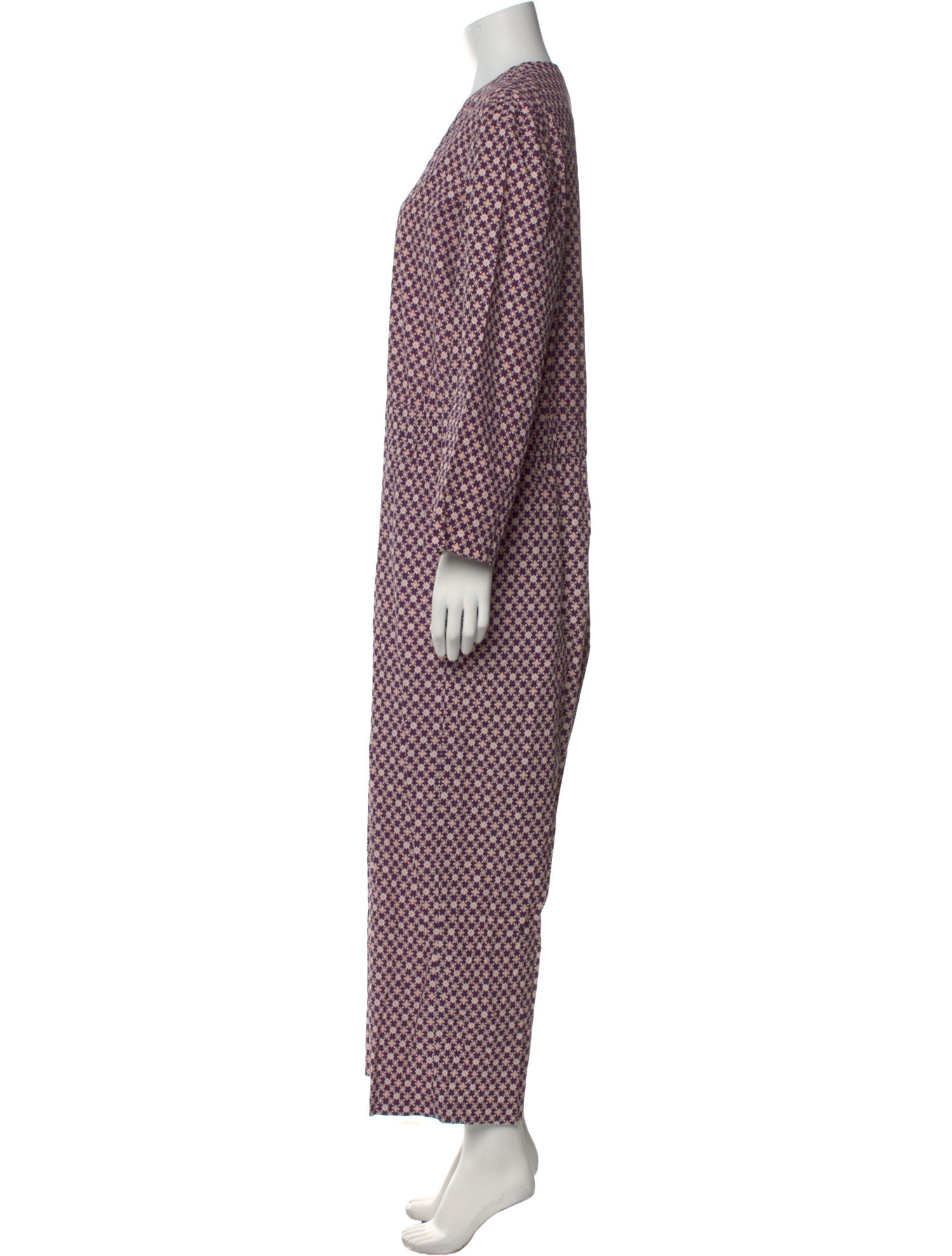 A Détacher Printed V-Neck Jumpsuit