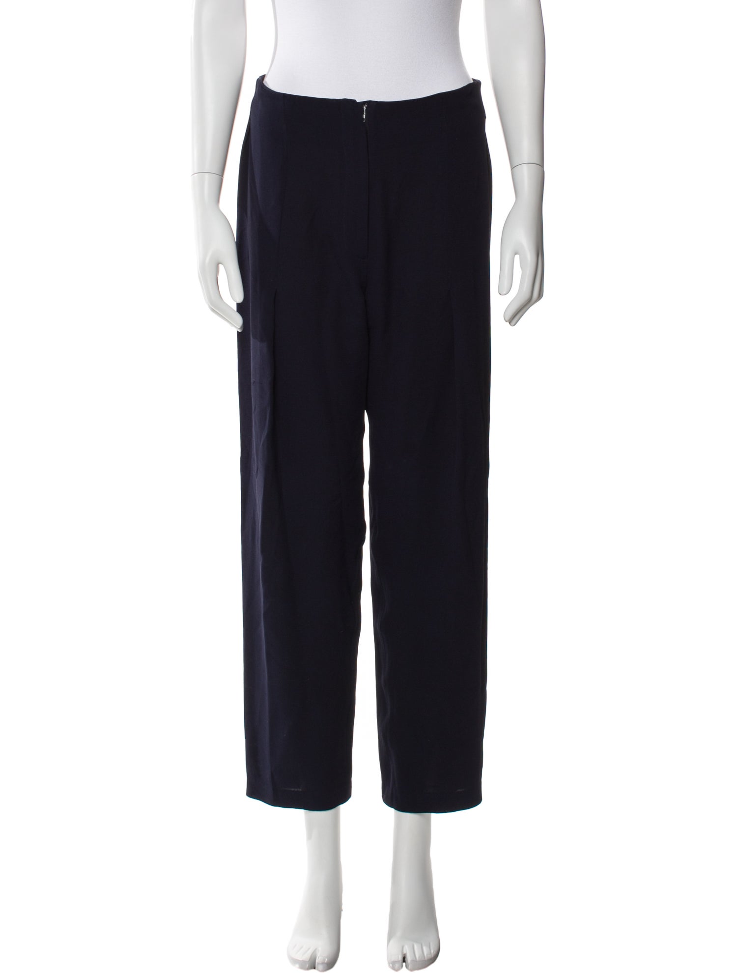 A Détacher Silk Straight Leg Pants