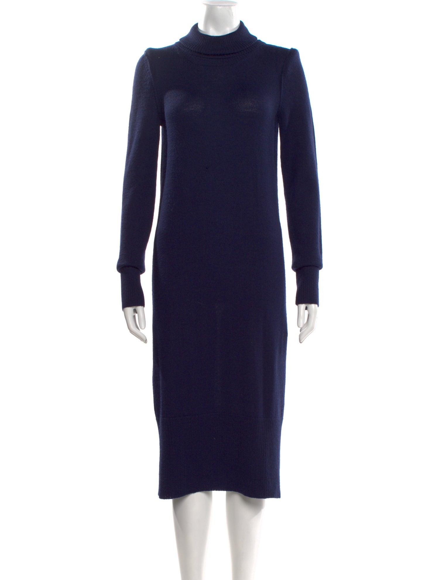 A Détacher Baby Alpaca Knee-Length Dress