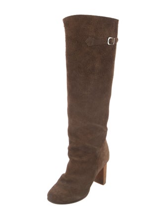 A Détacher Suede Slouch Boots