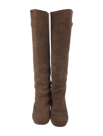 A Détacher Suede Slouch Boots