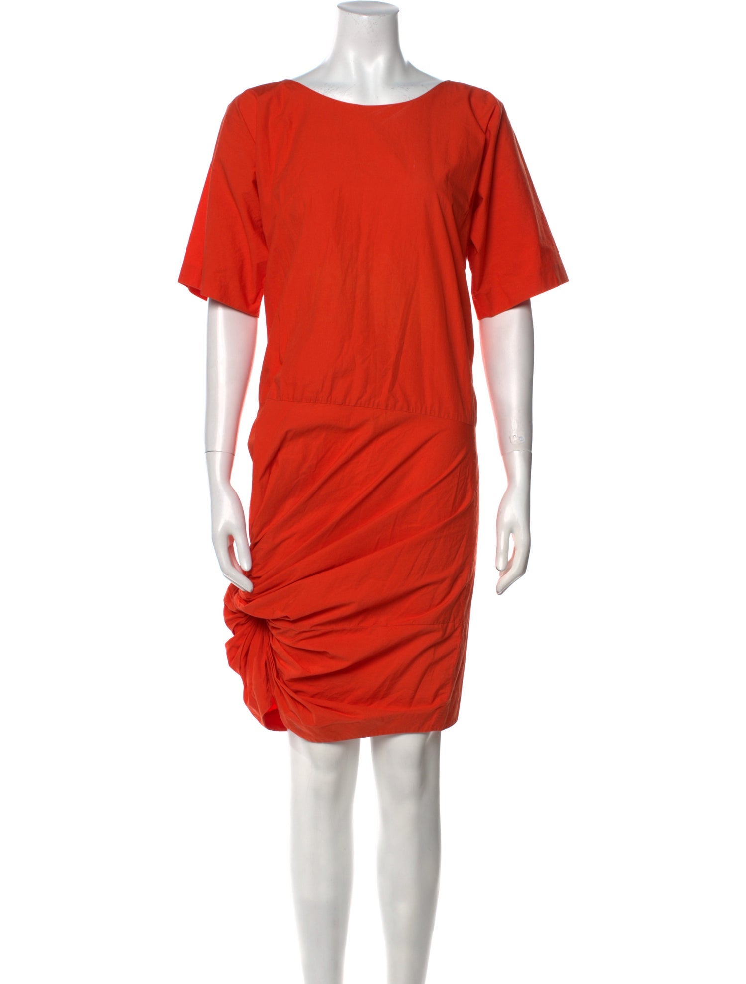 A Détacher Scoop Neck Knee-Length Dress