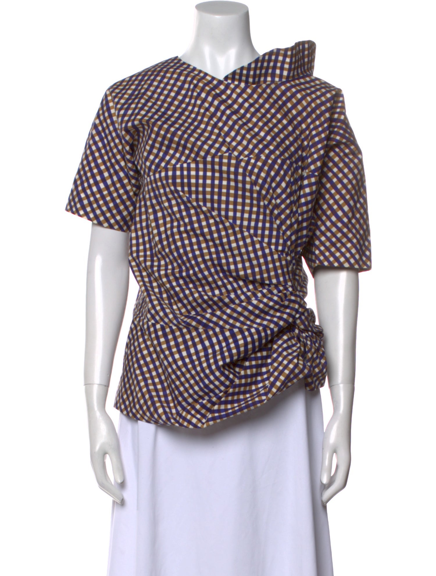 A Détacher Printed Crew Neck Blouse