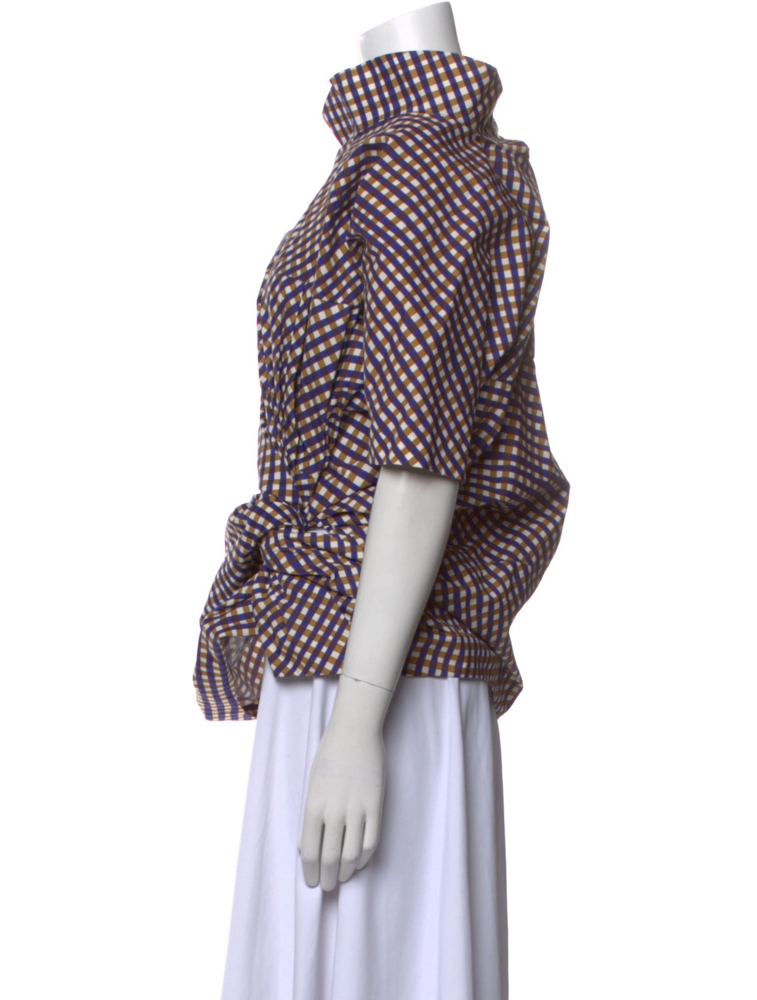 A Détacher Printed Crew Neck Blouse