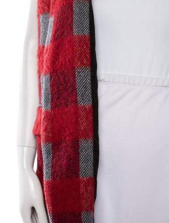 A Détacher Plaid Print Vest