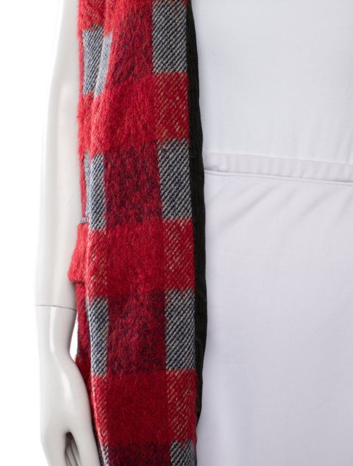 A Détacher Plaid Print Vest