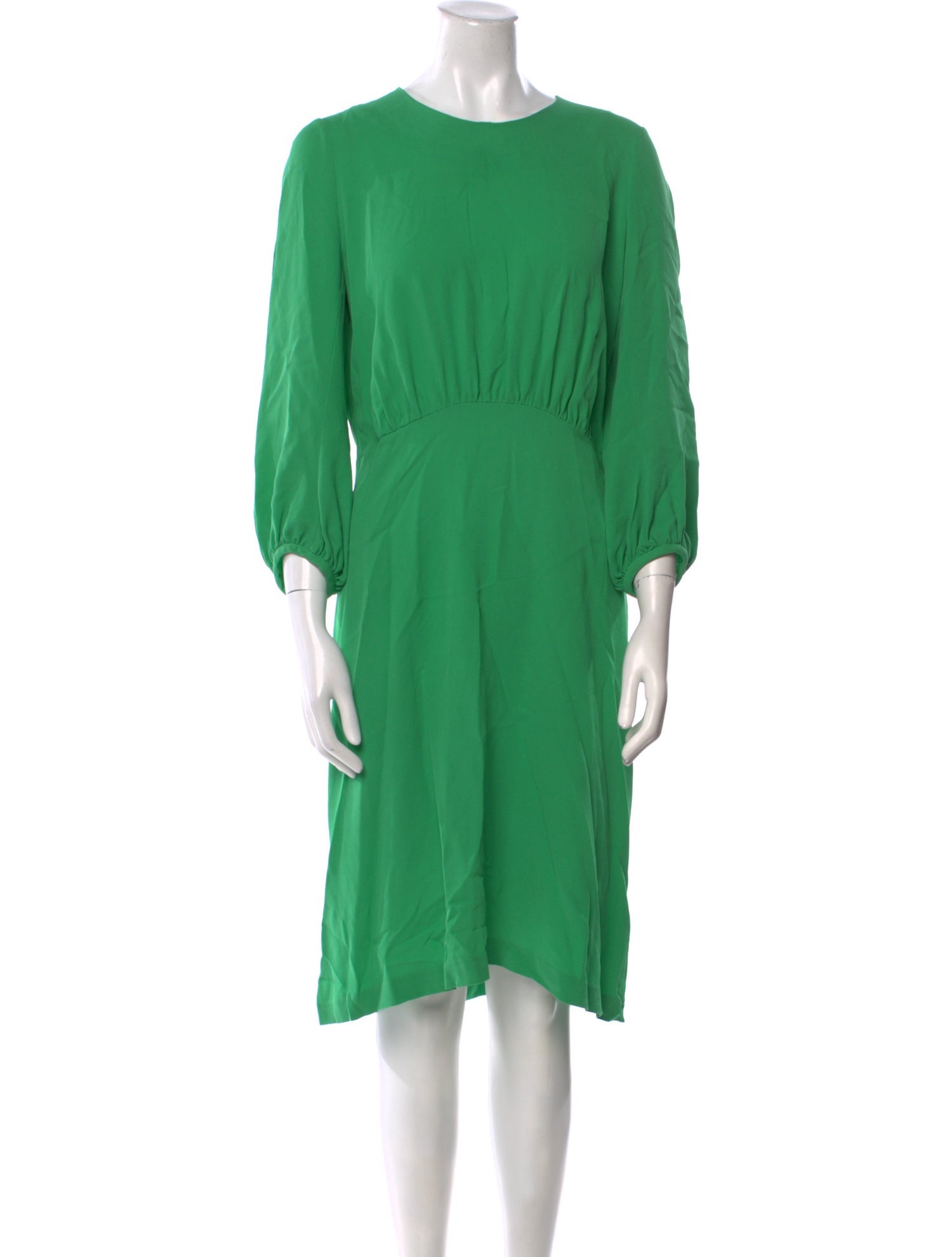 A Détacher Silk Knee-Length Dress