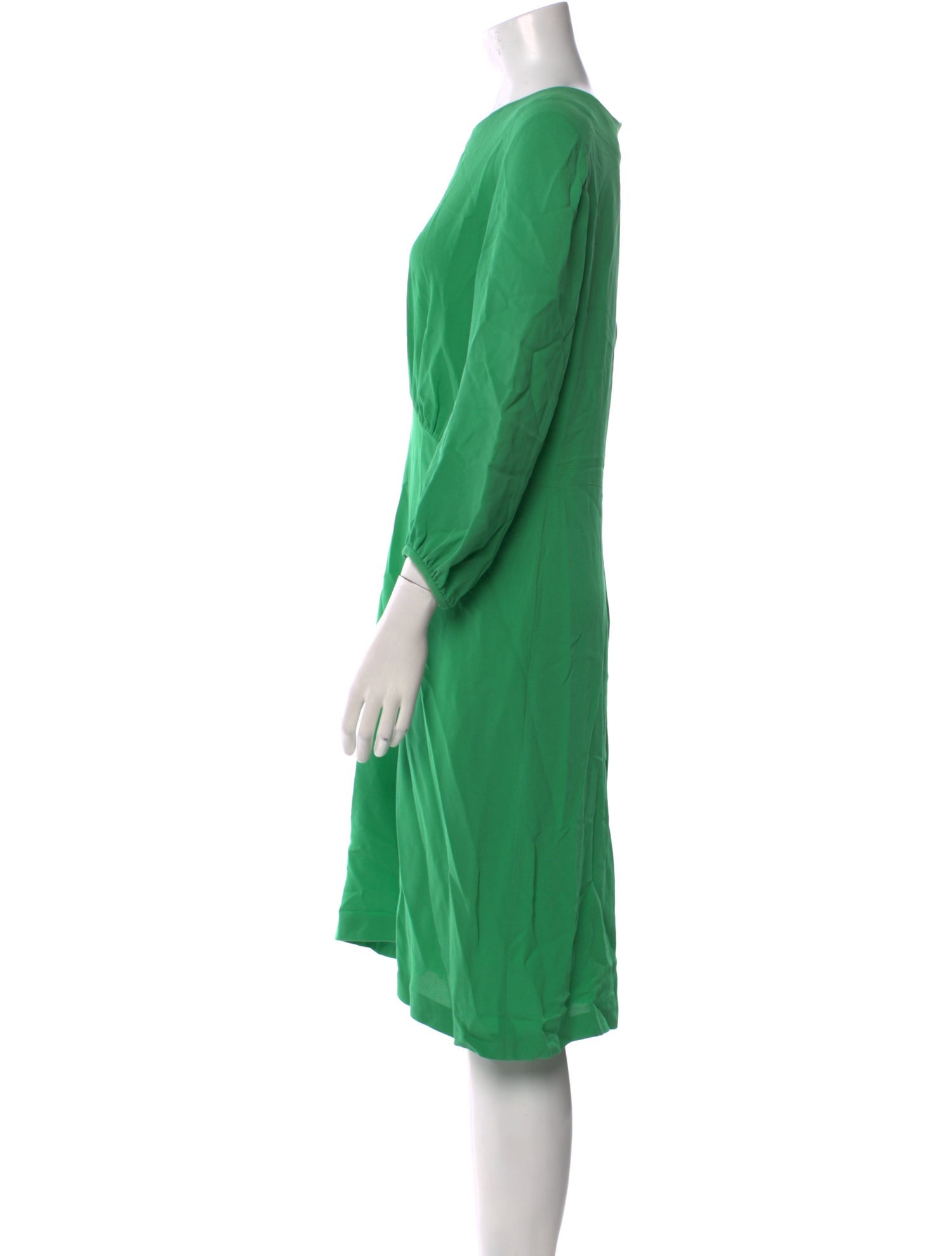 A Détacher Silk Knee-Length Dress