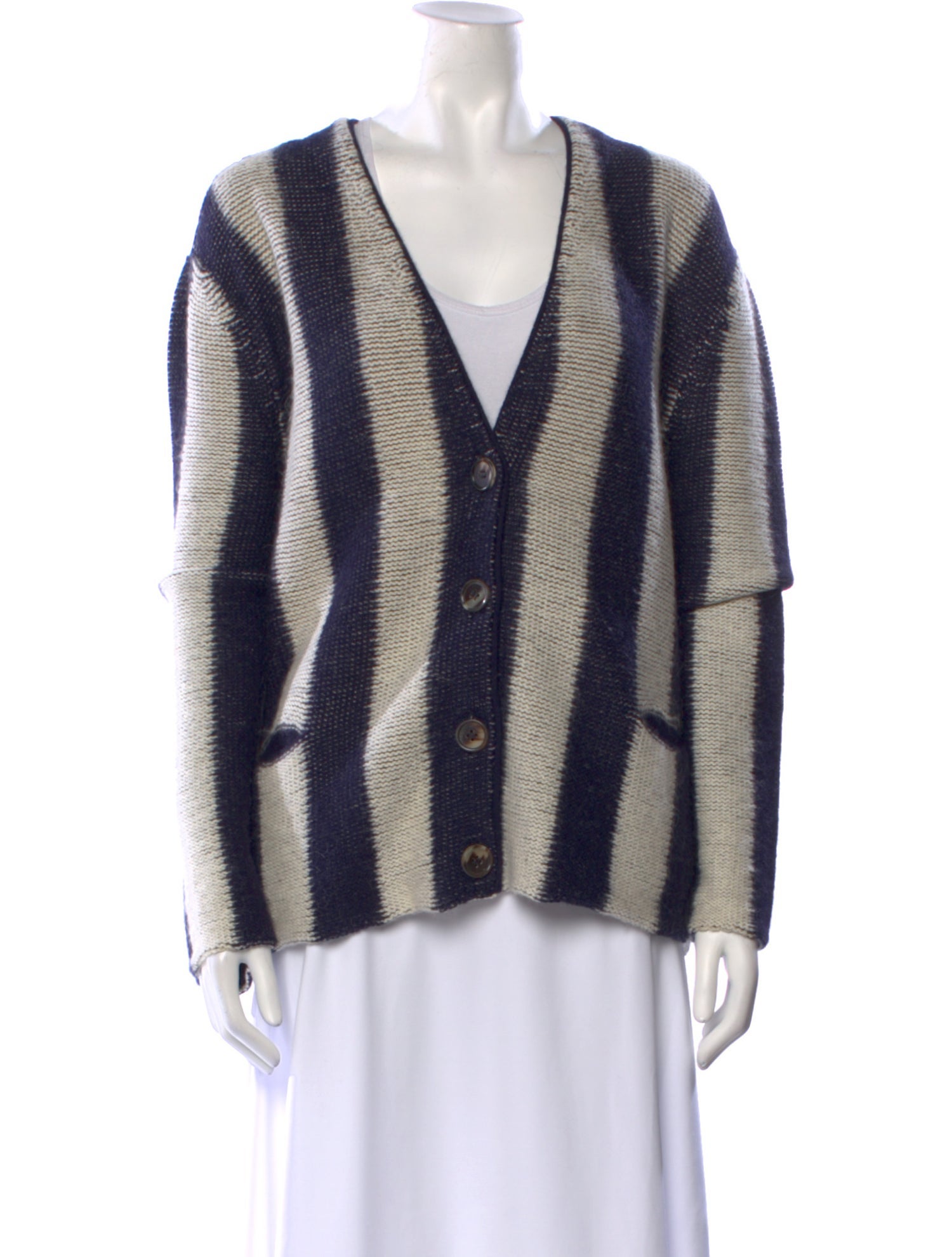 A Détacher Baby Alpaca Striped Sweater