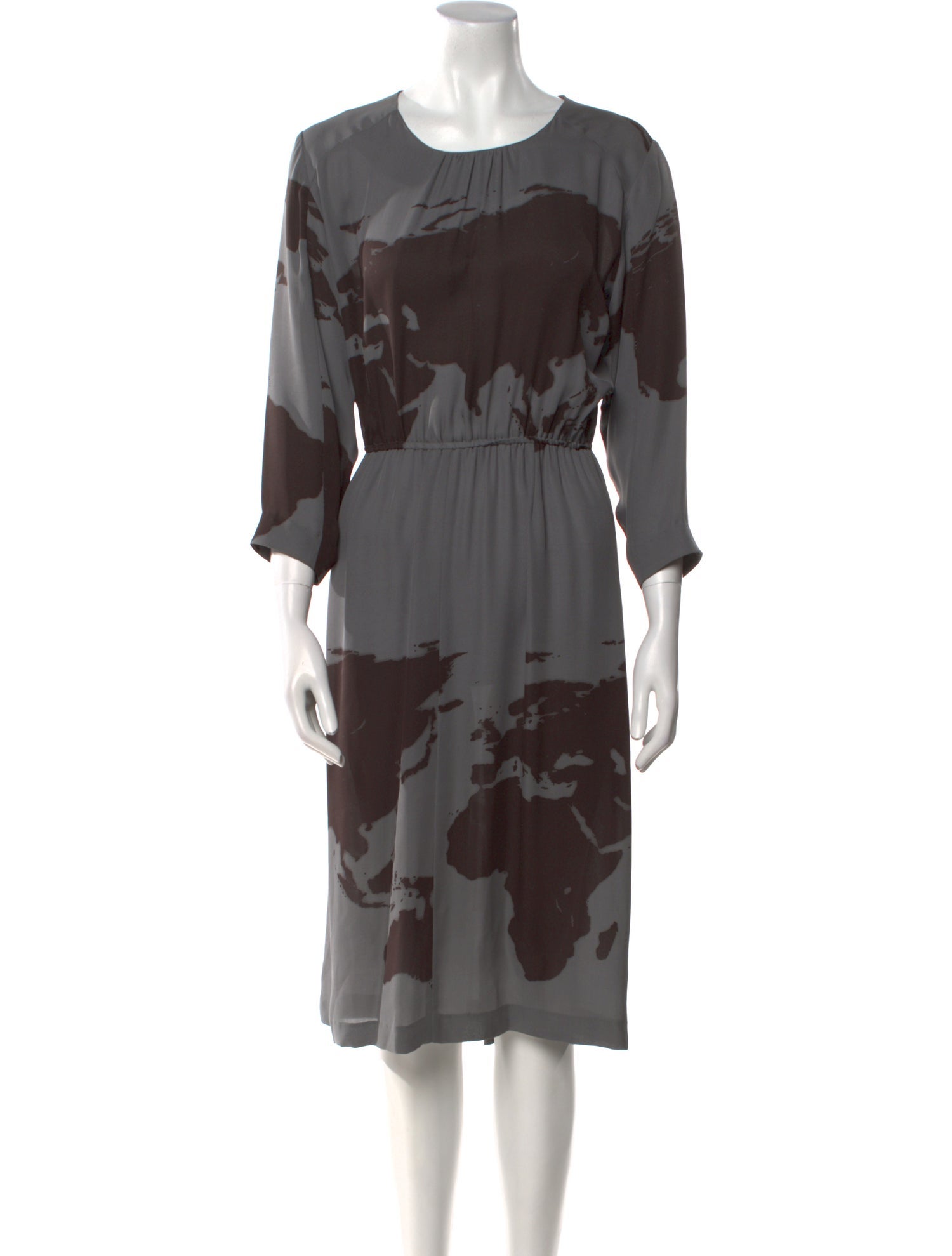 A Détacher Silk Midi Length Dress