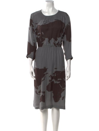 A Détacher Silk Midi Length Dress