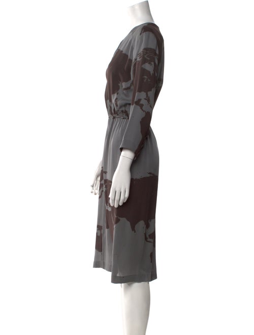 A Détacher Silk Midi Length Dress