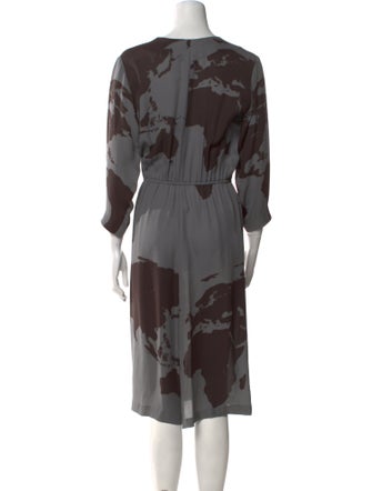 A Détacher Silk Midi Length Dress