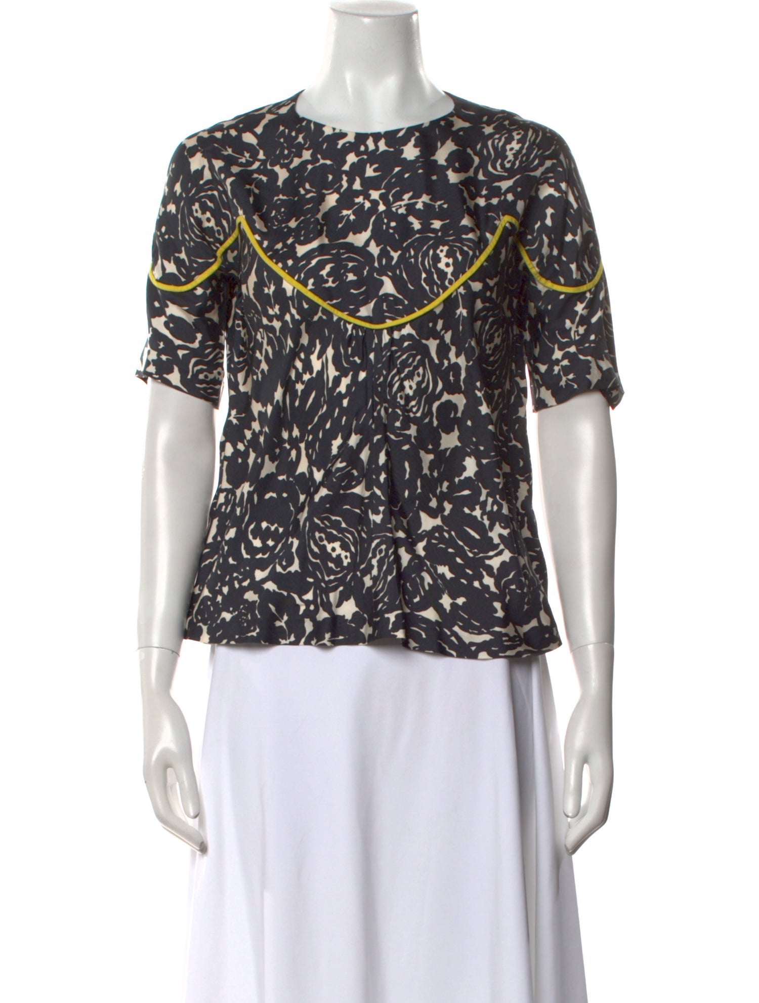 A Détacher Printed Crew Neck T-Shirt