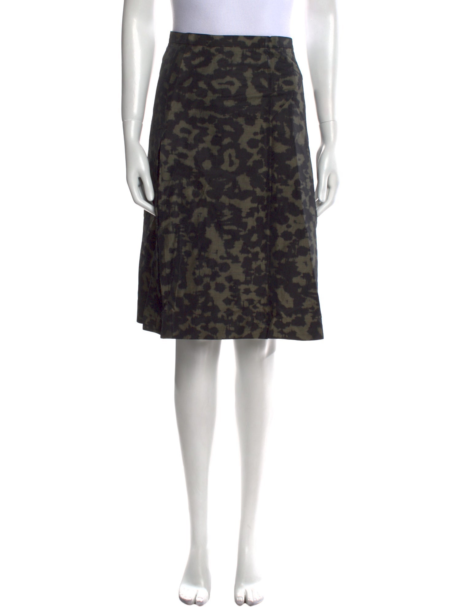 A Détacher Alpaca Knee-Length Skirt