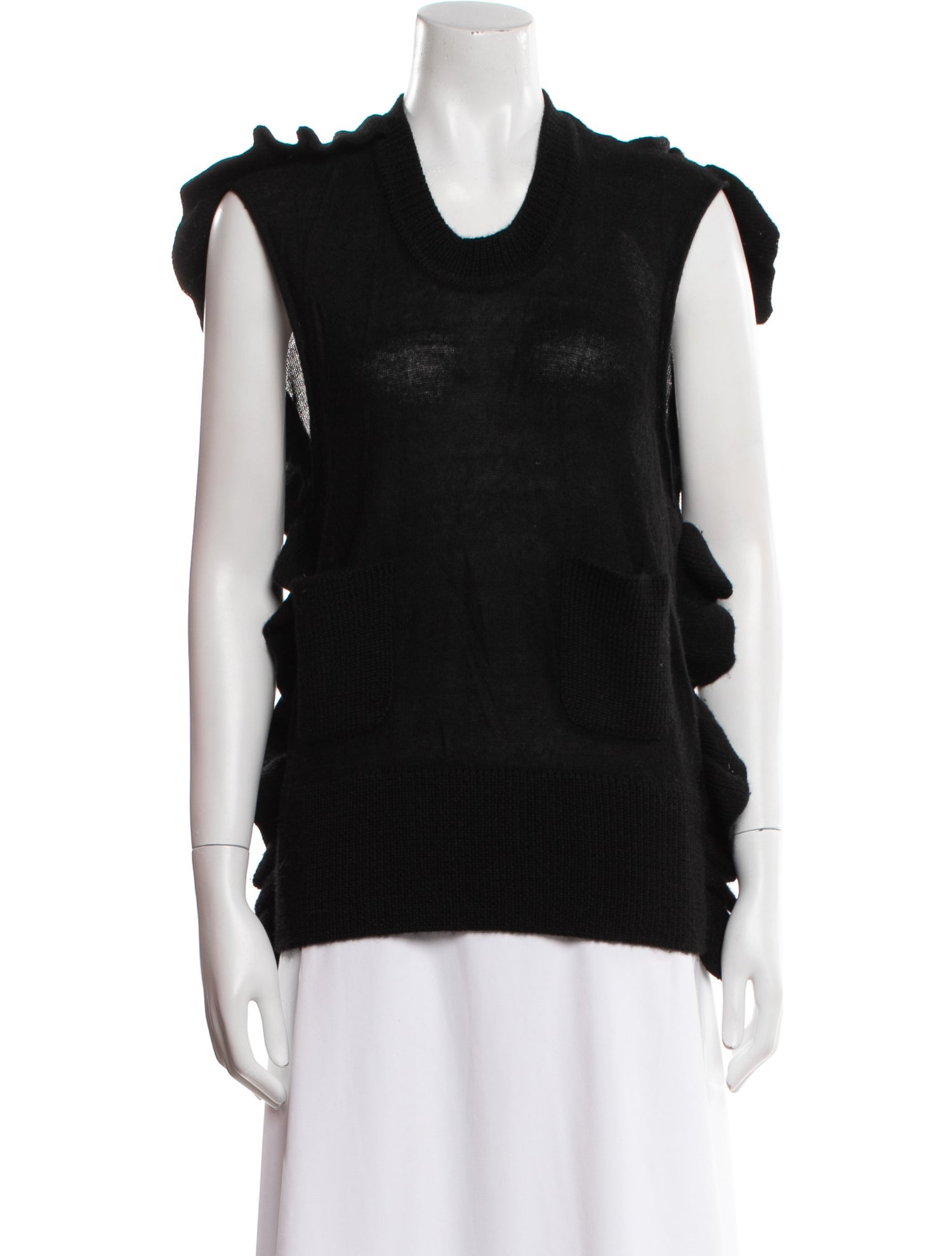 A Détacher Alpaca Crew Neck Top