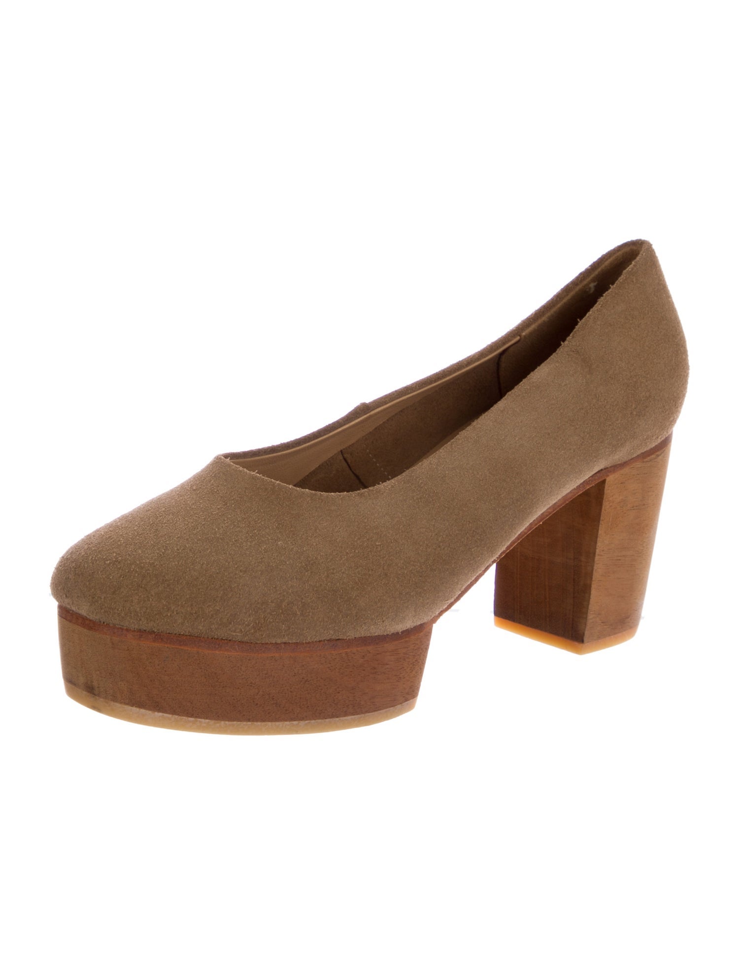 A Détacher Suede Pumps