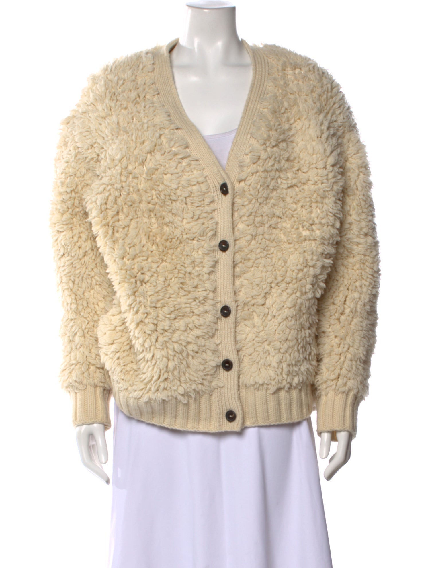 A Détacher Wool V-Neck Sweater