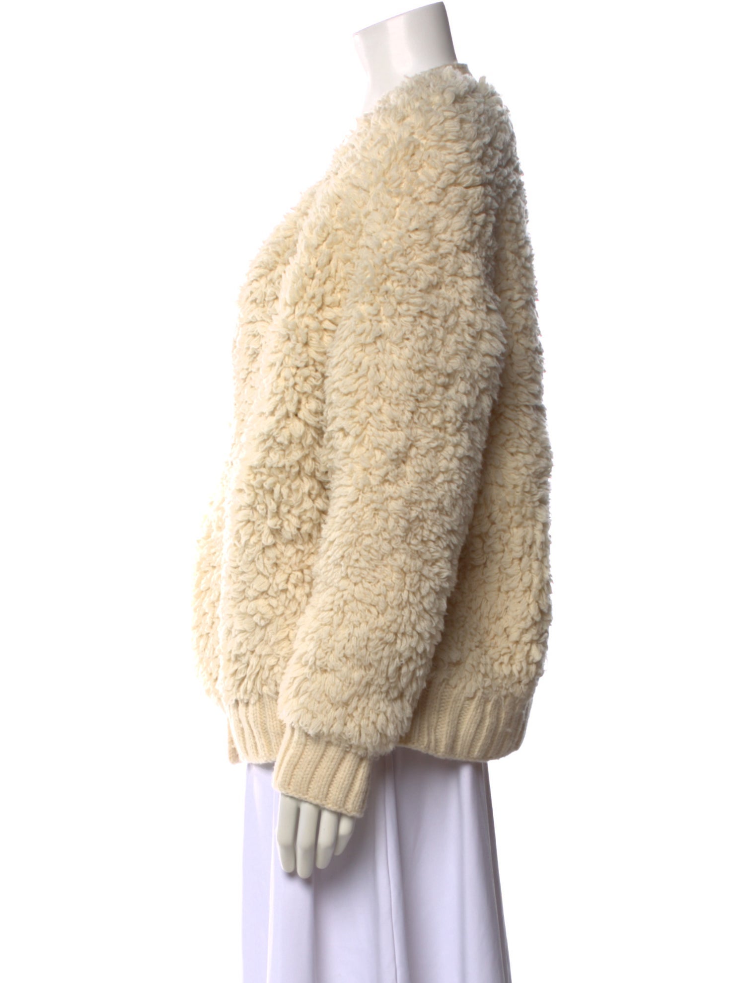 A Détacher Wool V-Neck Sweater