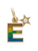 Andrea Fohrman 18K Diamond & Enamel Initial 'E' Pendant