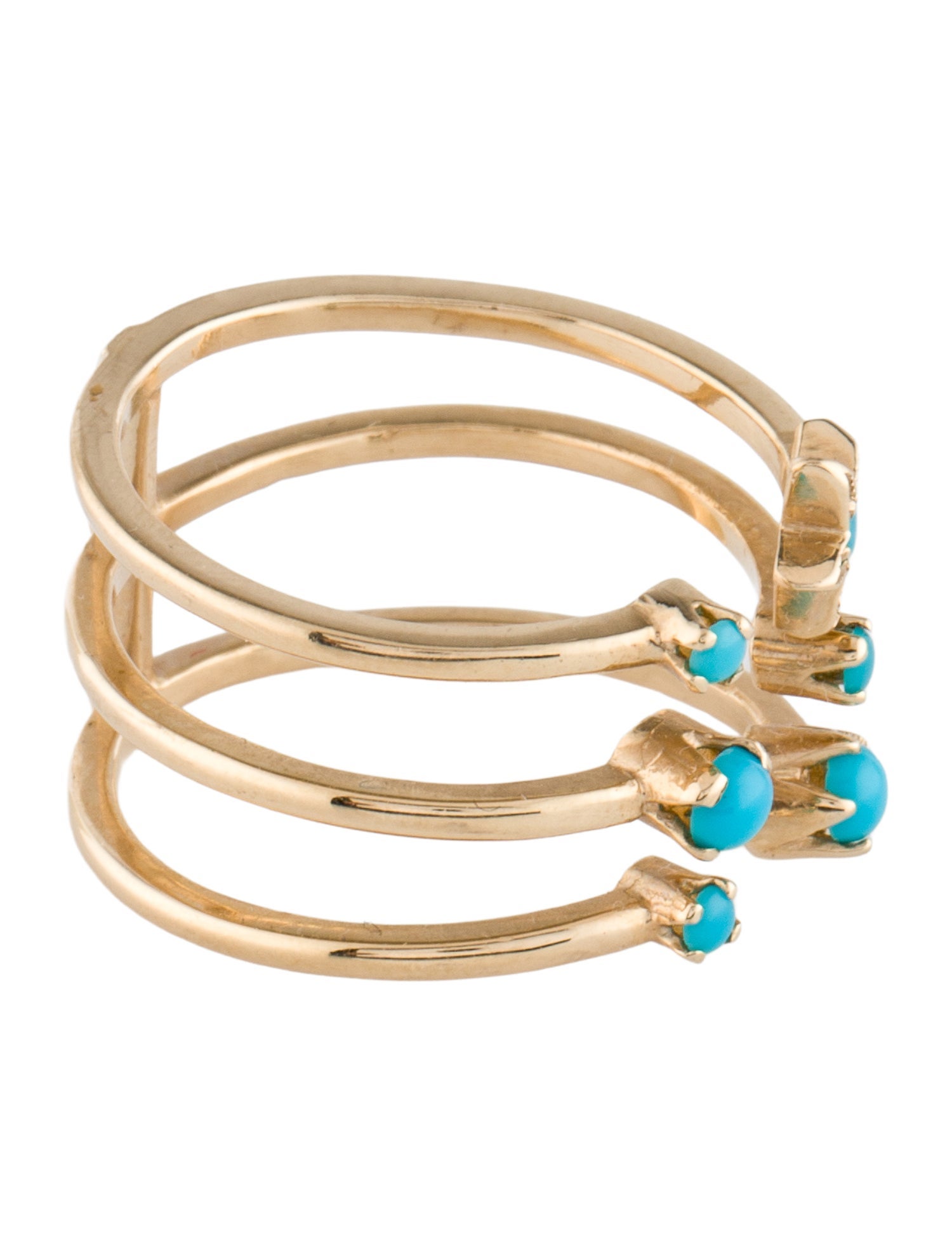 Andrea Fohrman 14K Turquoise Celestial Ring