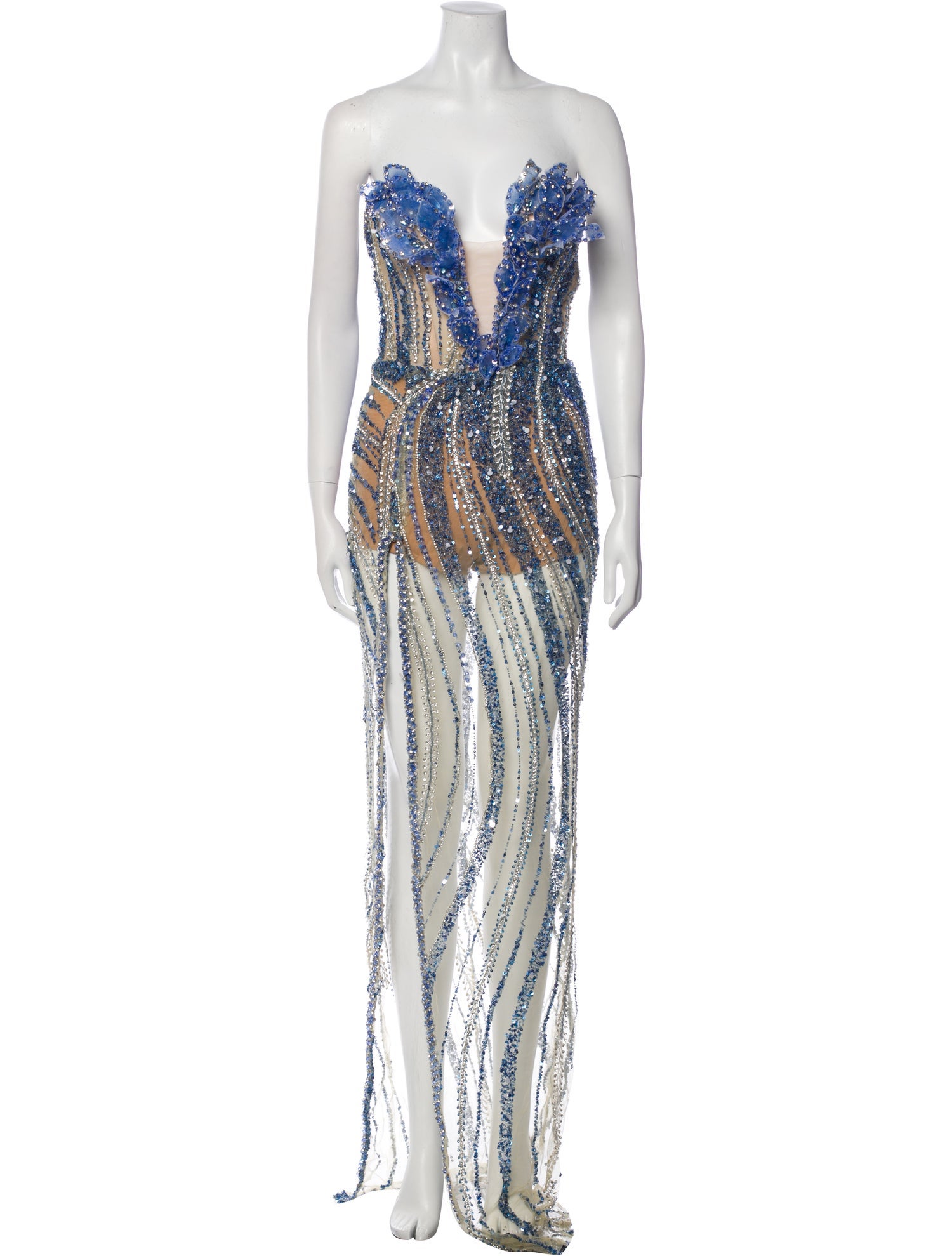 Albina dyla Patterned Long Dress