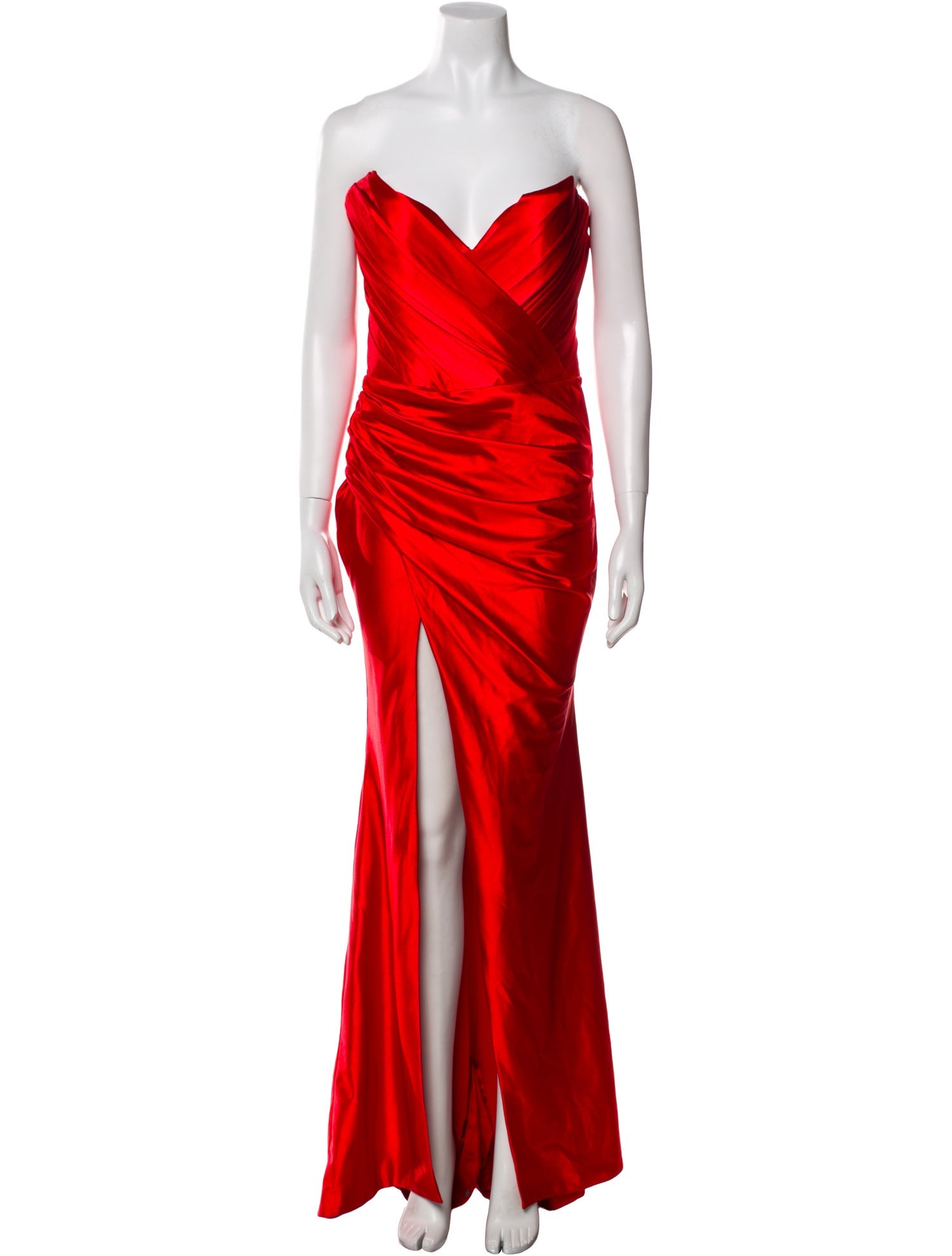 Albina dyla Strapless Long Dress
