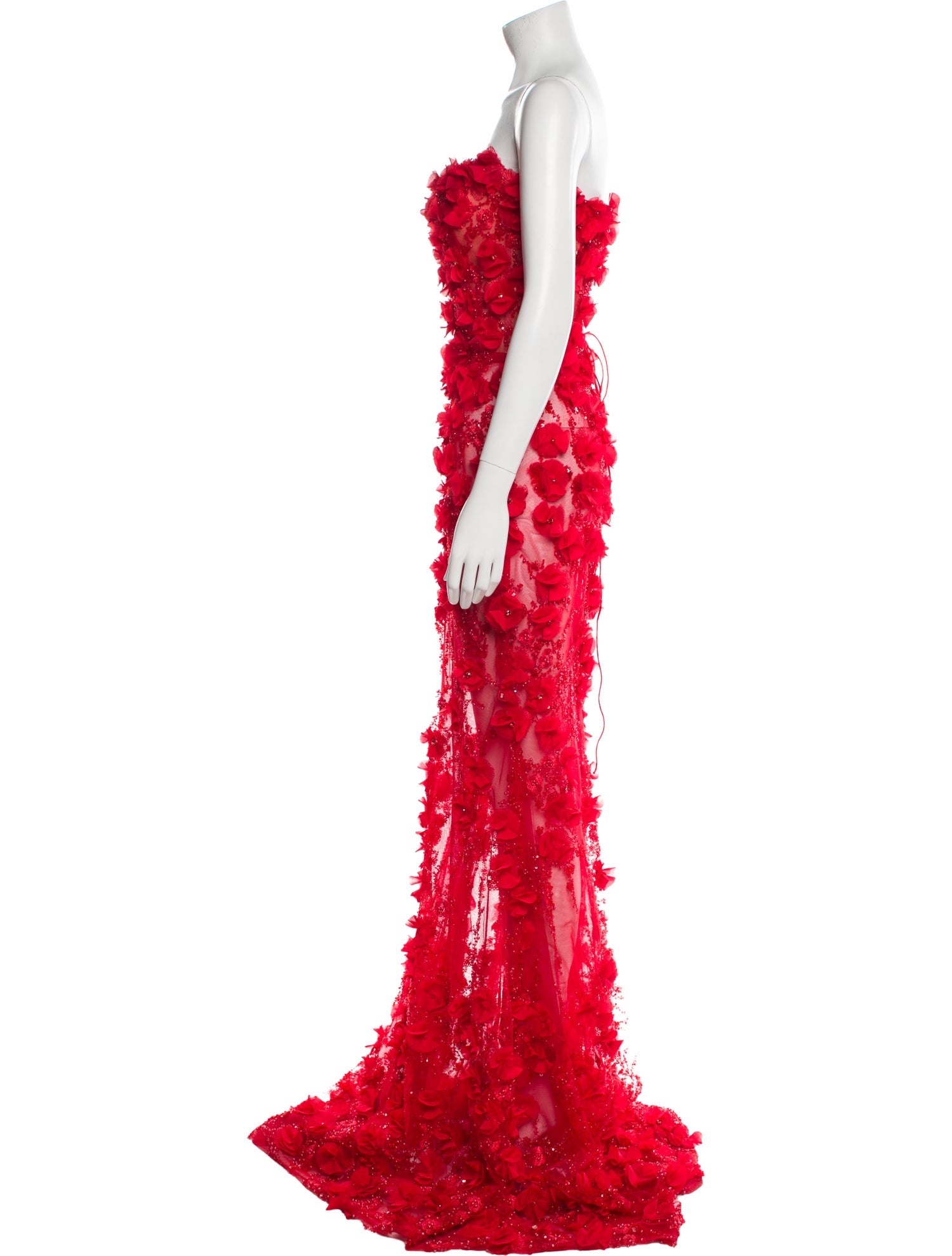 Albina dyla Lace Pattern Long Dress