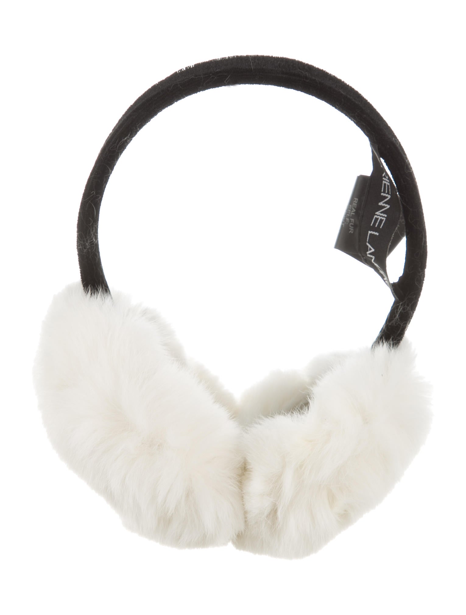Adrienne Landau Fur Ear Muffs w/ Tags White Other, Accessories ADR21324 The RealReal