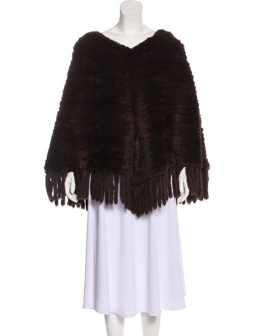 fringe trimmed poncho