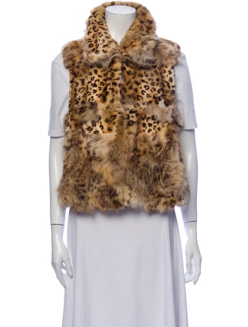 Adrienne Landau Leopard Dyed Coyote Animal Print V