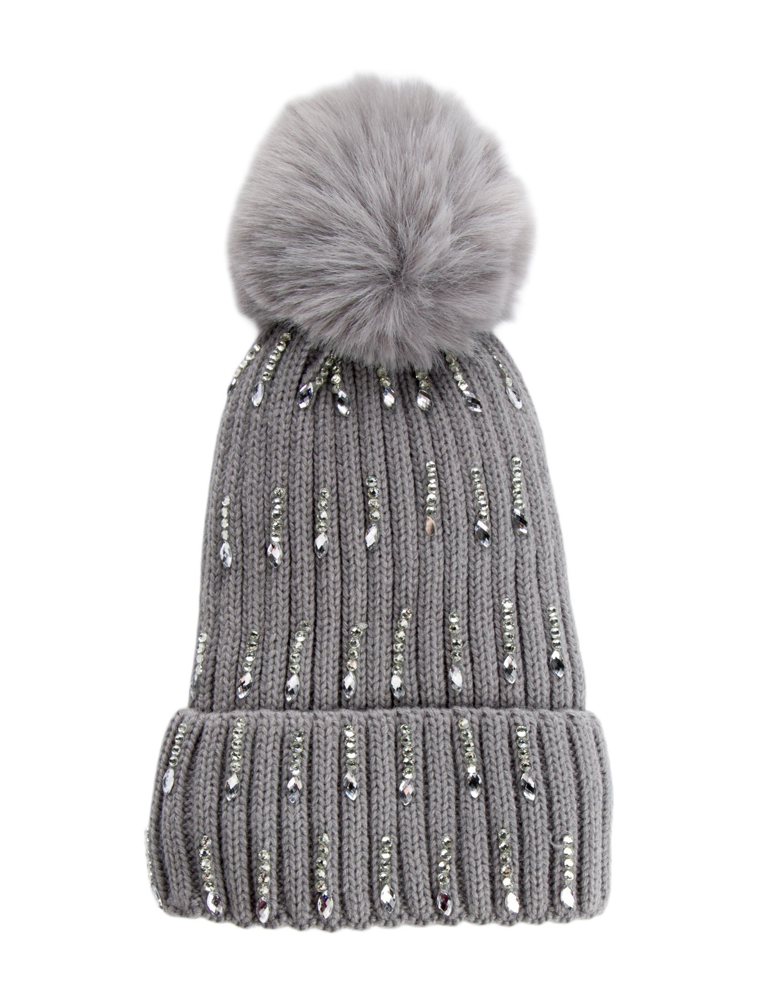 Adrienne Landau Crystal Embellished Beanie