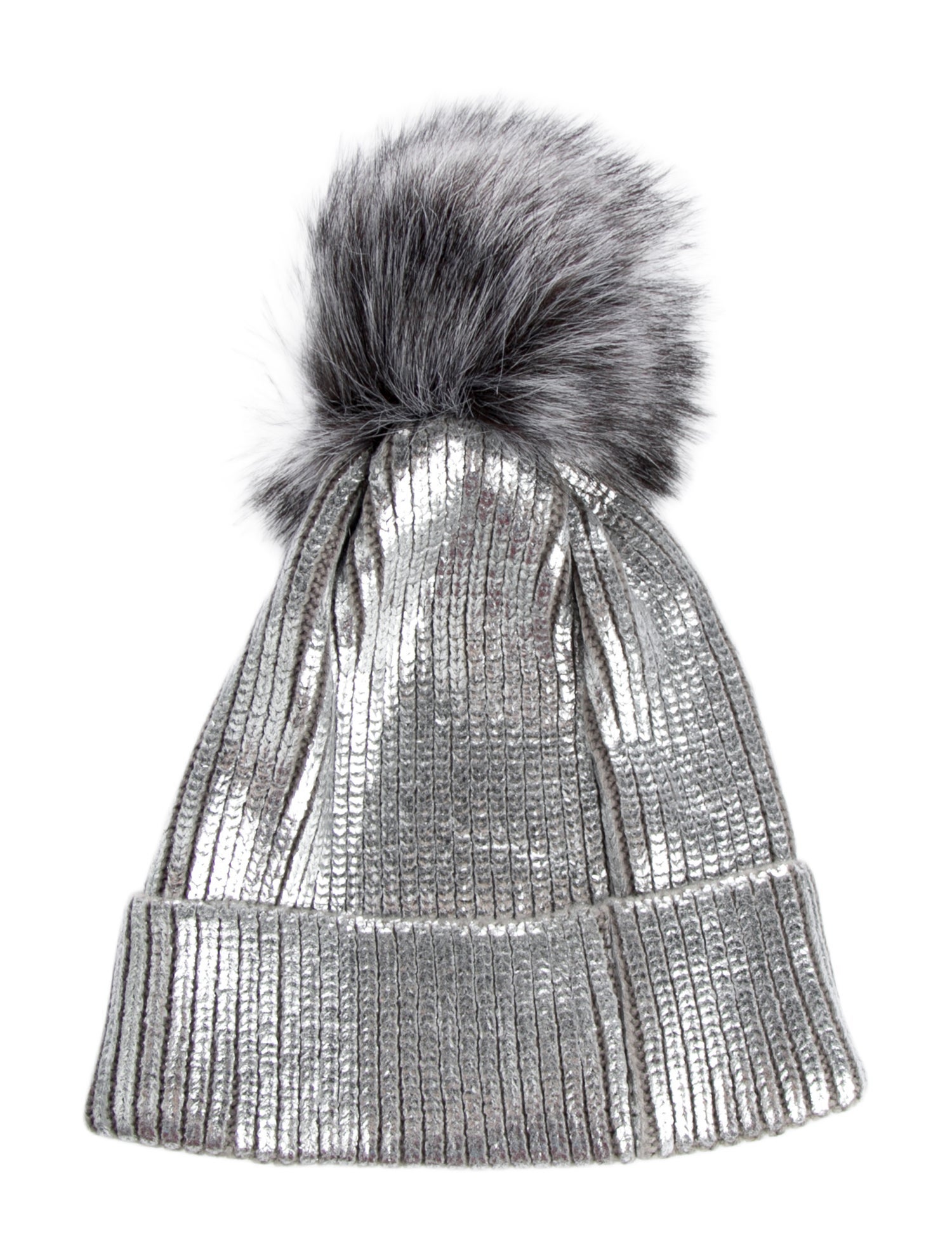 Adrienne Landau Metallic Beanie w/ Tags