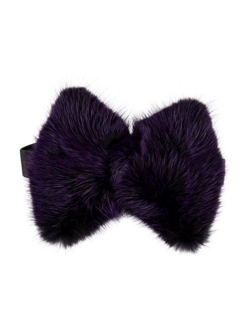 Adrienne Landau Furry Bow Tie