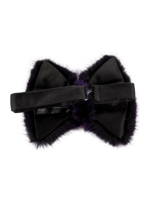 Adrienne Landau Furry Bow Tie