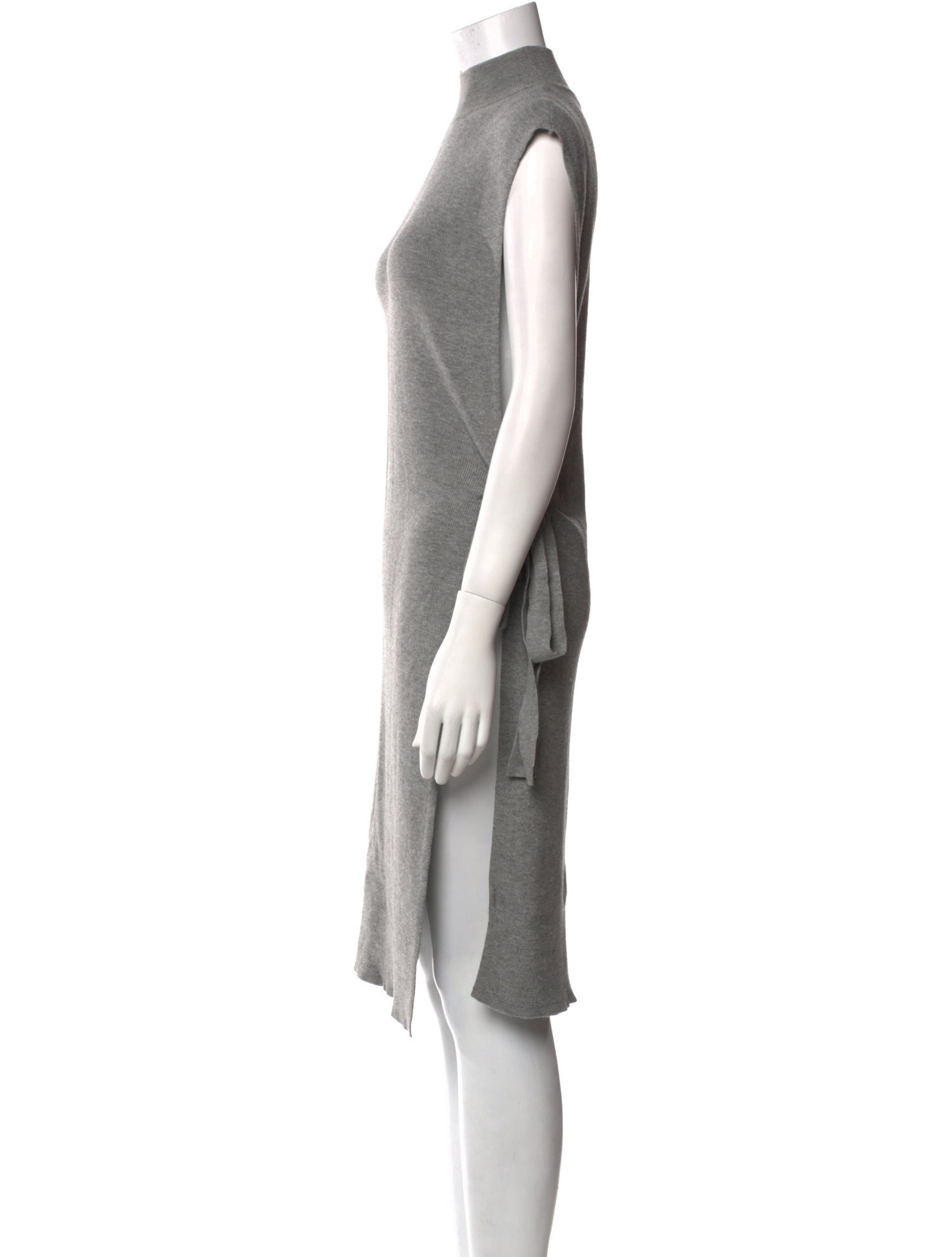 Adrienne Landau Cashmere Mock Neck Sweater