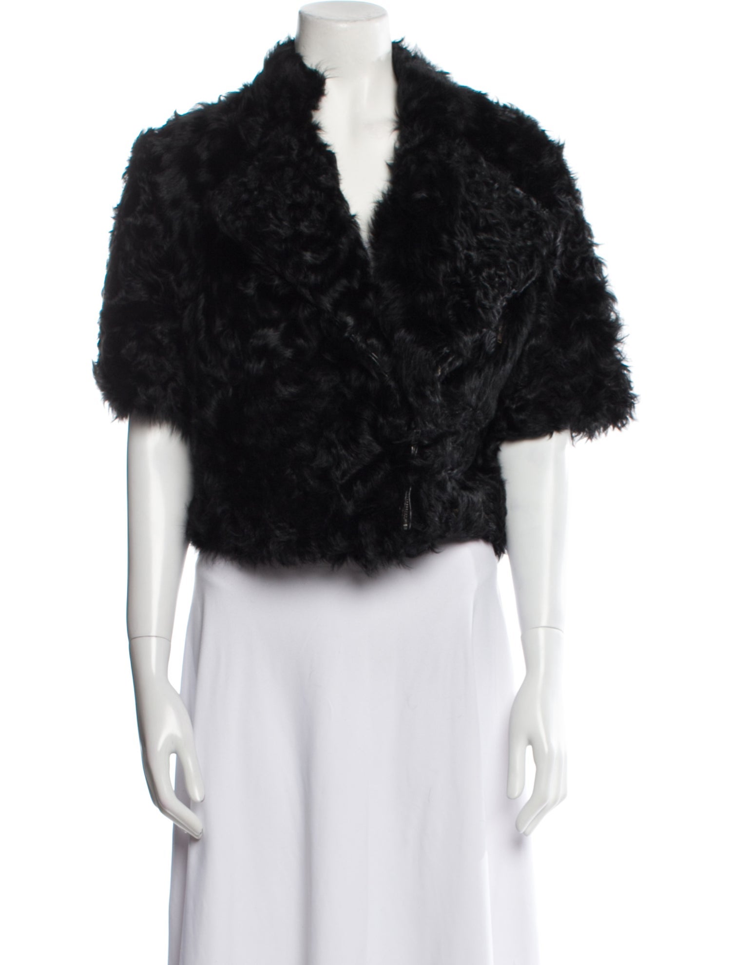 Adrienne Landau Fur Faux Fur Jacket