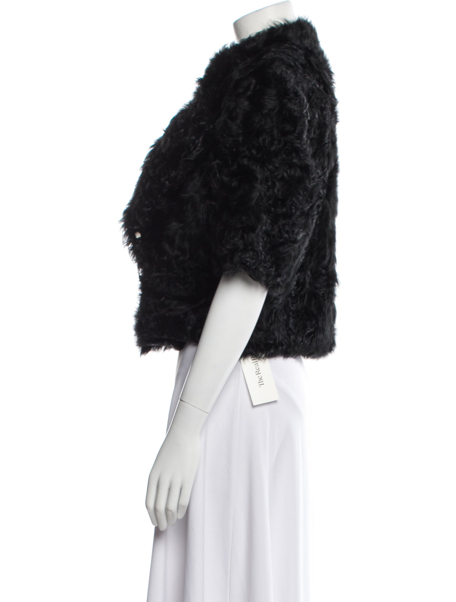 Adrienne Landau Fur Faux Fur Jacket