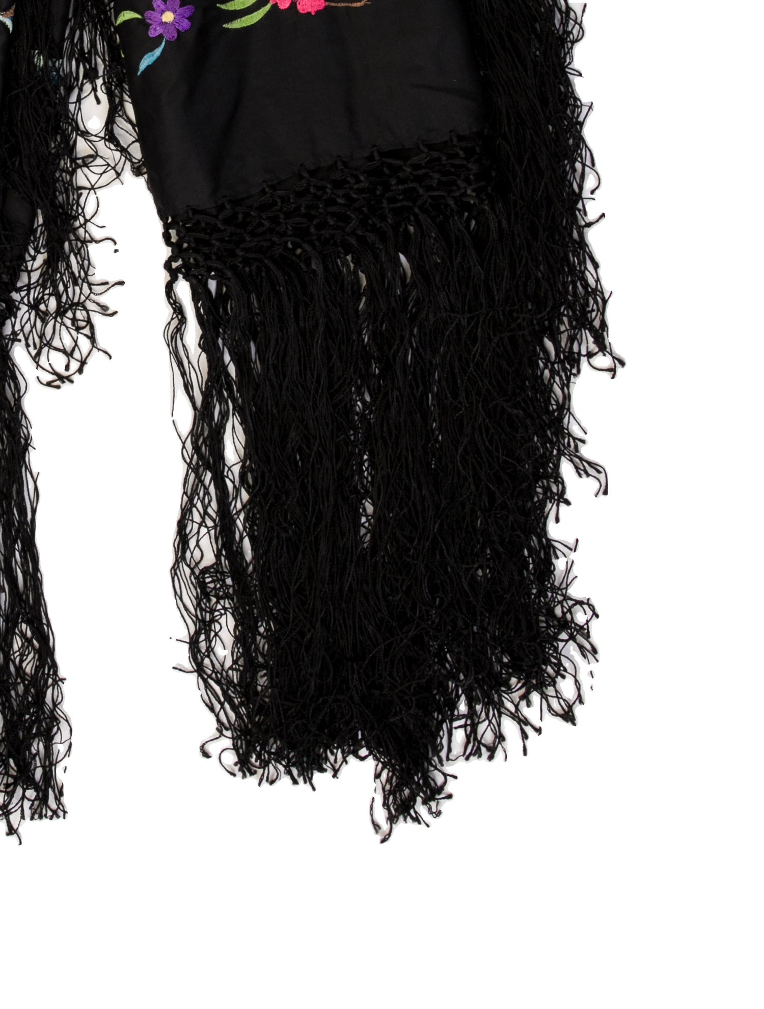 Adrienne Landau Silk Floral Print Shawl