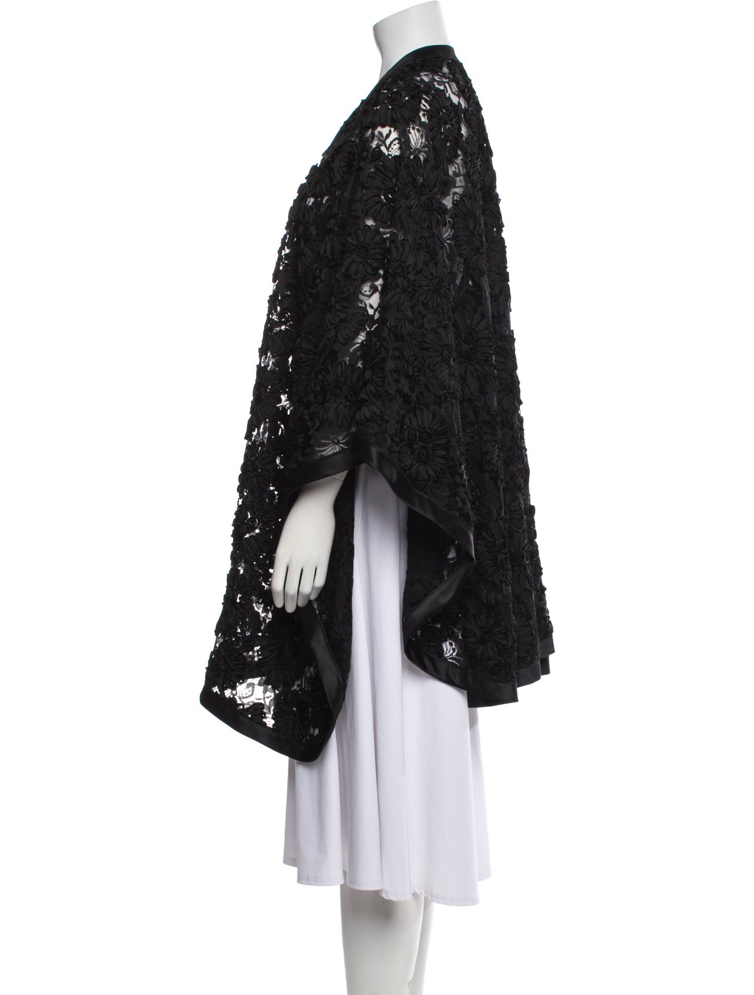 Adrienne Landau Lace Lace Pattern Jacket