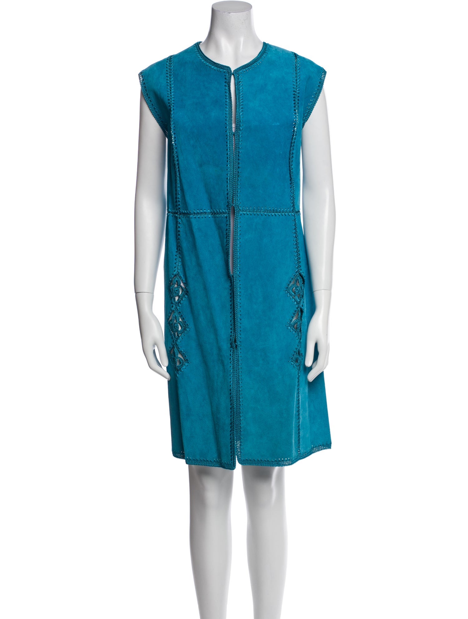 Adrienne Landau Leather Vest