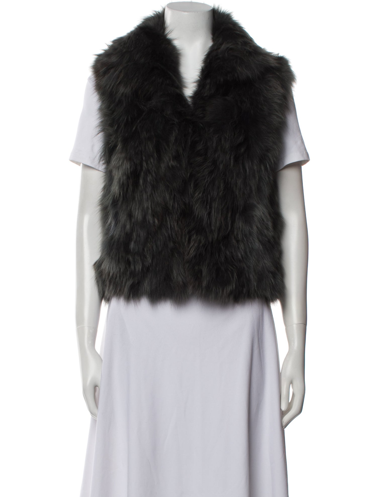 Adrienne Landau Fox Fur Jacket