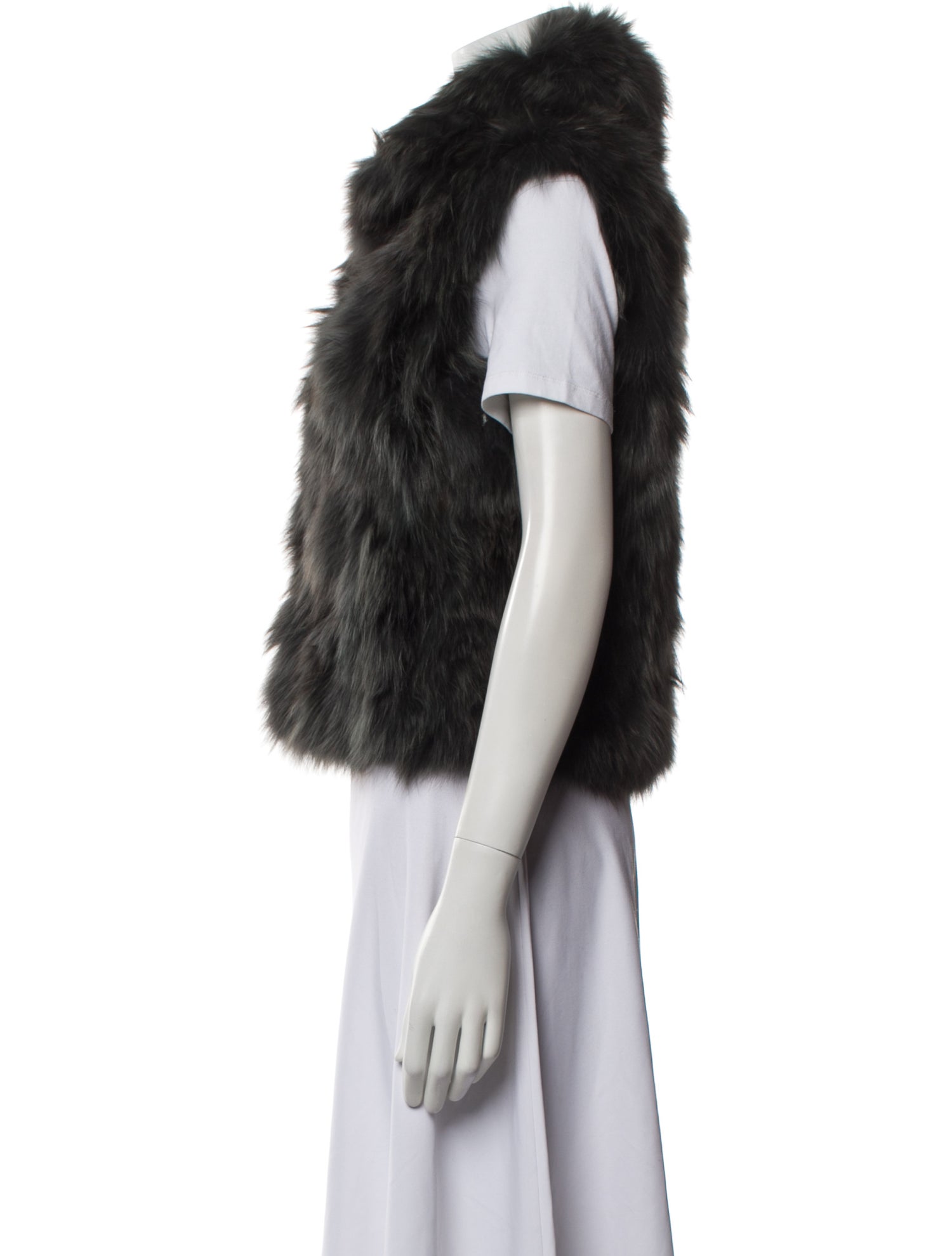 Adrienne Landau Fox Fur Jacket