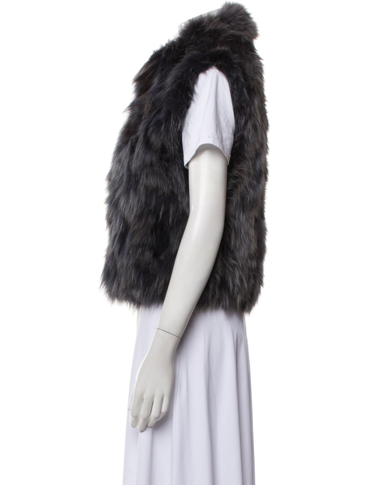 Adrienne Landau Fox Fur Jacket